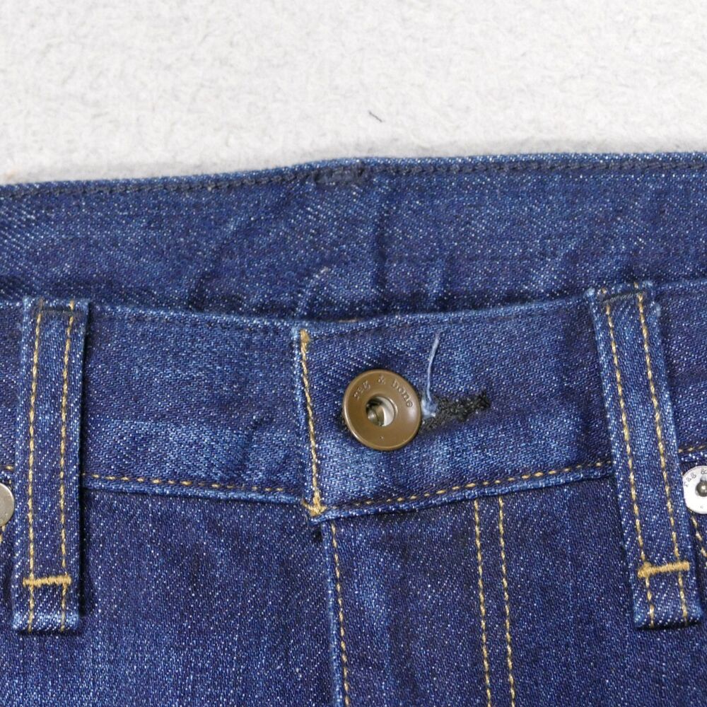 Rag & Bone Jeans Mens 34x29 Dark Wash Denim Fit 2 Slim - Picture 5 of 16